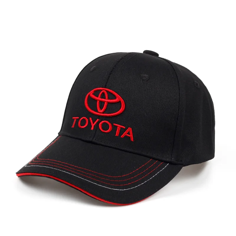 2018 Бейсбол Кепки MOTO GP F1 жокейская шапочка Toyota хлопчатобумажной ткани с вышитыми