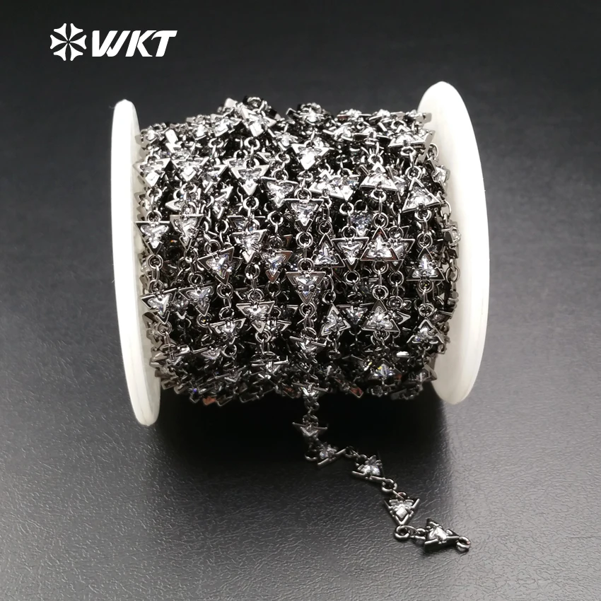 WT-BC085 Cool Fashion Brass Chain With Cubic Zircon Brass Chain For Women Jewerly Design Chain
WT-BC085 Cool Fashion Brass Chain With Cubic Zircon Brass Chain For Women Jewerly Design Chain