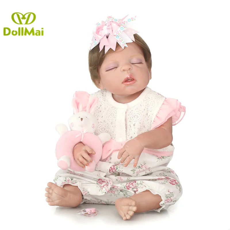Кукла реборн DollMai, 57 см, настоящая силиконовая кукла реборн, куклы для детей, подарок для новорожденных, кукла реборн
Кукла реборн DollMai, 57 см, настоящая силиконовая кукла реборн, куклы для детей, подарок для новорожденных, кукла реборн