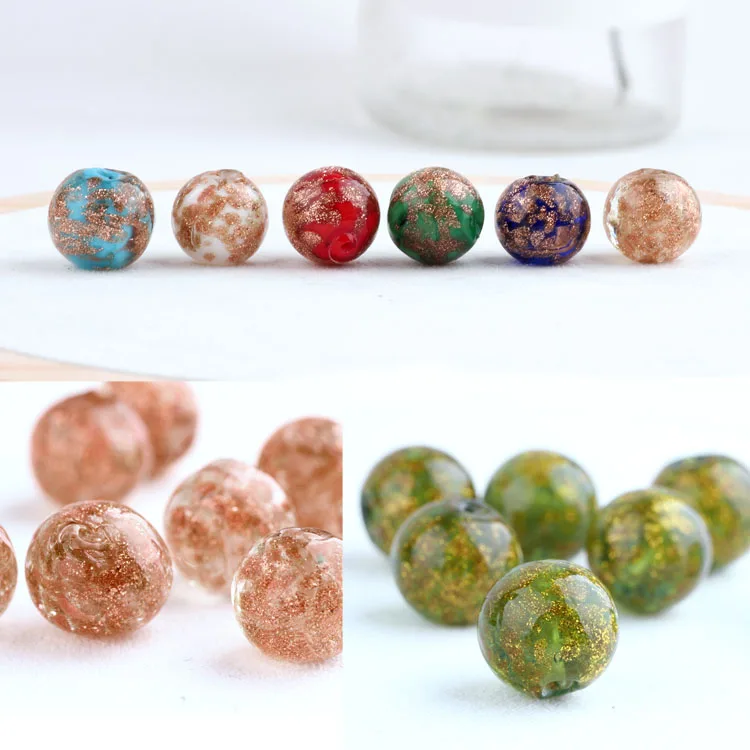 10pcs wind restoring ancient ways with gold foil glass beads round accessories of necklace bracelet Stud Earrings finding
10pcs wind restoring ancient ways with gold foil glass beads round accessories of necklace bracelet Stud Earrings finding