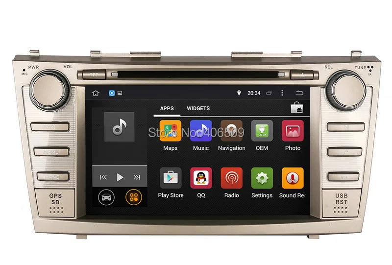 Автомобильный DVD плеер с GPS навигацией Android 8 0 для Toyota Camry 2007 2008 2009 2010 2011 радио BT USB Wi