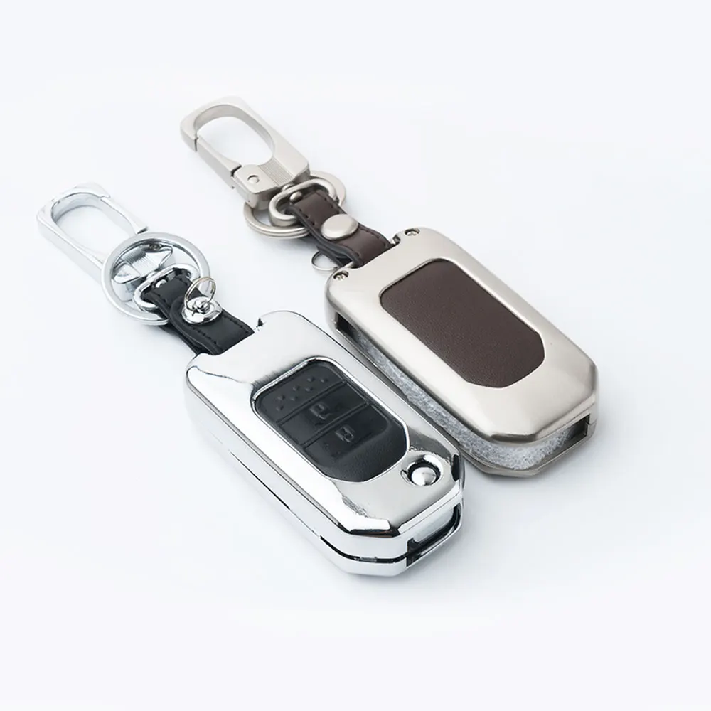 Zinc Alloy+Leather Car Key Case For Honda Accord Civic CRV CR-V 2015 2016 2017 Pilot Vezel XRV CRIDER Crosstour Remote Fob Cover
Zinc Alloy+Leather Car Key Case For Honda Accord Civic CRV CR-V 2015 2016 2017 Pilot Vezel XRV CRIDER Crosstour Remote Fob Cover