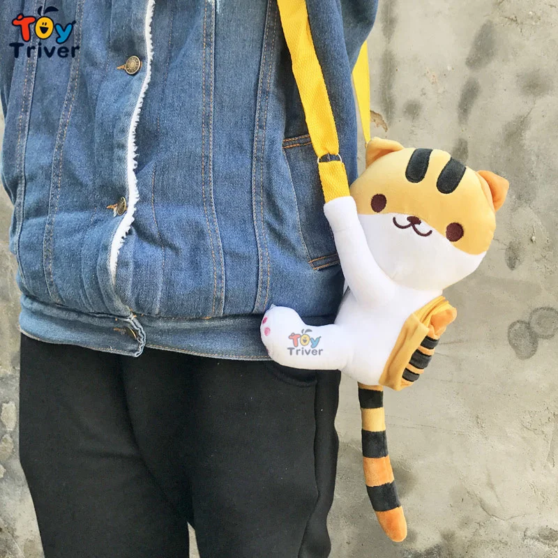Японская набивная плюшевая игрушка на одно плечо в виде кошки из аниме «Neko atsum»
Японская набивная плюшевая игрушка на одно плечо в виде кошки из аниме «Neko atsum»