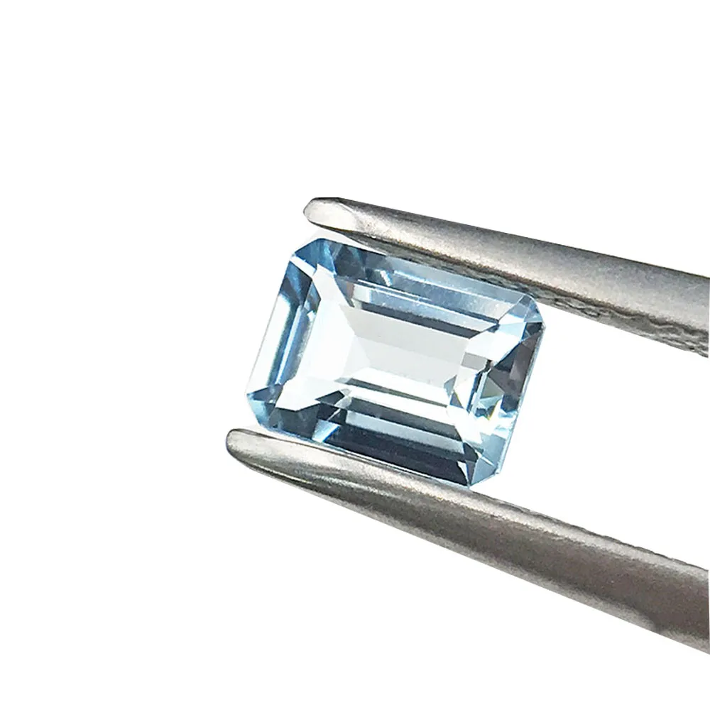 Natural Aquamarine White Topaz Engagement Women Fine Jewelry fashion Ring customization
Natural Aquamarine White Topaz Engagement Women Fine Jewelry fashion Ring customization