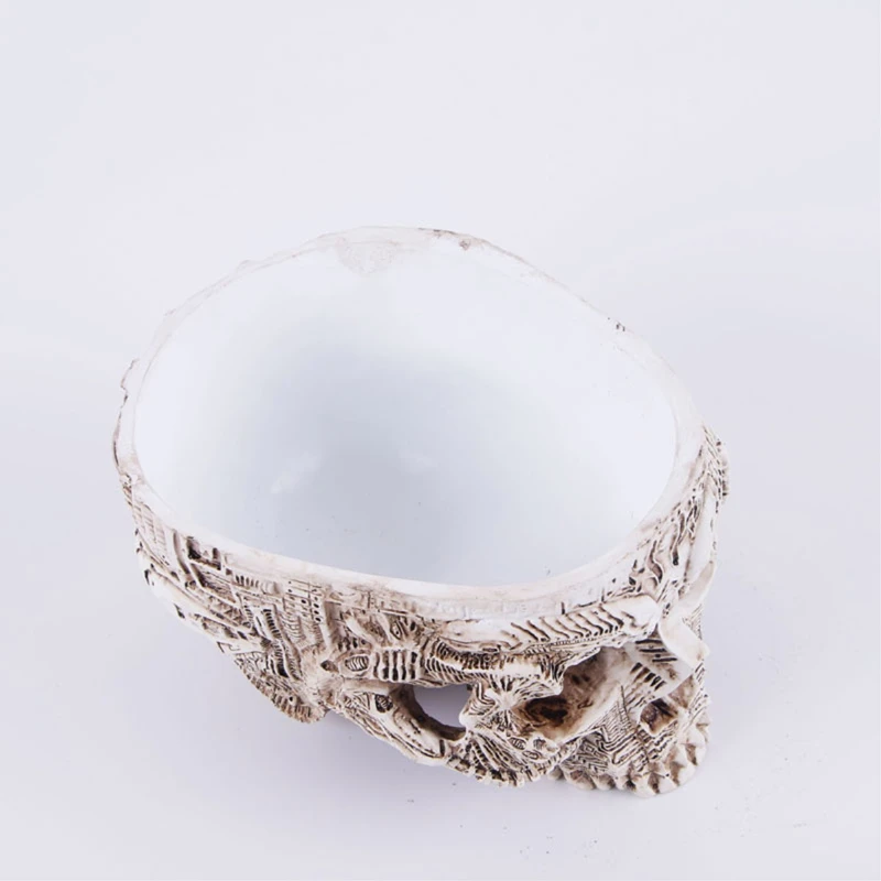 Creative White Antique Resin Statue Human Skull Garden Storage Pots Container Macetas Decoration Flower Pot Home Decor Ornaments
Creative White Antique Resin Statue Human Skull Garden Storage Pots Container Macetas Decoration Flower Pot Home Decor Ornaments