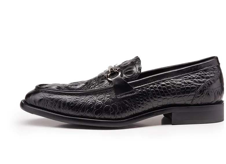 British Crocodile Leather Handmade Business Casual Loafers set foot men's shoes Youth Summer Business Casual Office Work Shoes
British Crocodile Leather Handmade Business Casual Loafers set foot men's shoes Youth Summer Business Casual Office Work Shoes