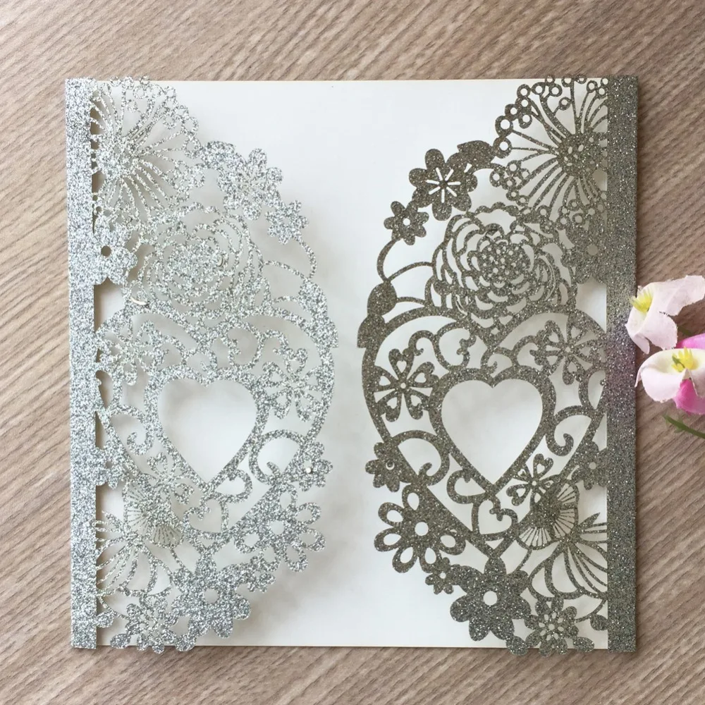 20pcs Glitter Paper Laser Cut Wedding Invitations Card Birthday Card Party Souvenirs Thank You Rewards Gift
20pcs Glitter Paper Laser Cut Wedding Invitations Card Birthday Card Party Souvenirs Thank You Rewards Gift
