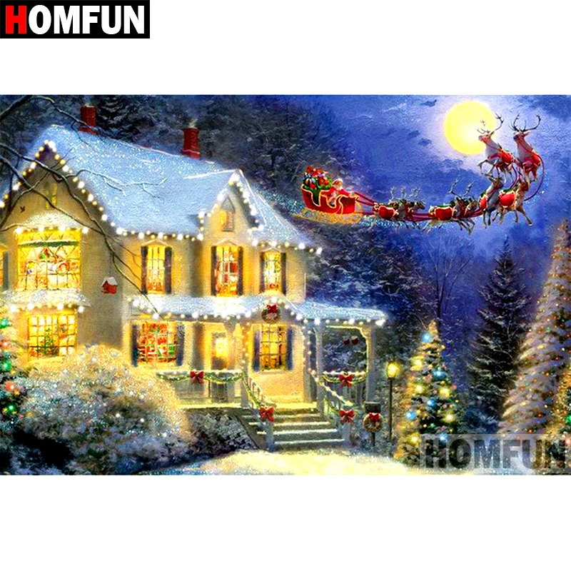 Алмазная живопись HOMFUN A09518, картина «Рождественская машина» с полными квадратными/круглыми стразами, вышивка крестиком, домашний декор, под...
Алмазная живопись HOMFUN A09518, картина «Рождественская машина» с полными квадратными/круглыми стразами, вышивка крестиком, домашний декор, под...