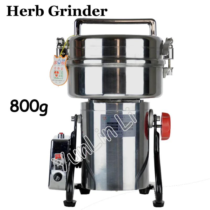 800g Swing Full Stainless Herb Grinder/ Food Grinding Machine/Coffe grinder /Grain Grinder machine DFY-800D
800g Swing Full Stainless Herb Grinder/ Food Grinding Machine/Coffe grinder /Grain Grinder machine DFY-800D