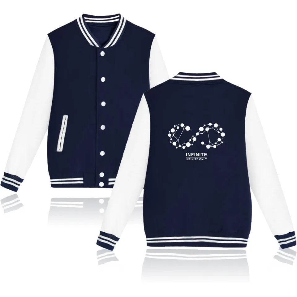 Kpop Infinite Baseball Uniform Women Men Fashion 5th Album Fans Supportive Hoodies Long Sleeve Loose Women INFINITE ONLY Toheart
Kpop Infinite Baseball Uniform Women Men Fashion 5th Album Fans Supportive Hoodies Long Sleeve Loose Women INFINITE ONLY Toheart