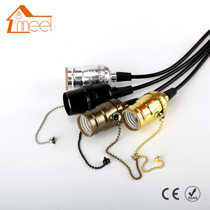 E27 Lamp Socket Vintage Edison Light Holder Classic Retro Edison Lamp Holder Industrial Pendant Knob Lamp Base Switch/Zipper
E27 Lamp Socket Vintage Edison Light Holder Classic Retro Edison Lamp Holder Industrial Pendant Knob Lamp Base Switch/Zipper