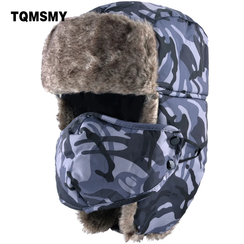 TQMSMY 2018 New Men Winter Hats Camouflage Thick Warm Winter Women Cap Men's Cycling Hat Ear Flaps Bomber LeiFeng Ski Caps TMC21
TQMSMY 2018 New Men Winter Hats Camouflage Thick Warm Winter Women Cap Men's Cycling Hat Ear Flaps Bomber LeiFeng Ski Caps TMC21