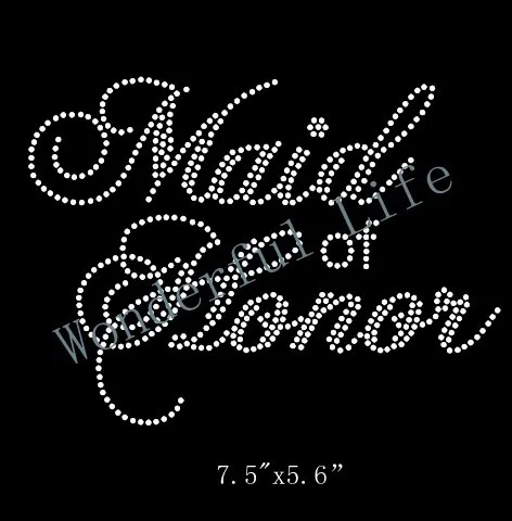 Free Shipping maid of honor words Hot Fix Rhinestones Motifs Iron On Heat Transfer Crystal Stone
Free Shipping maid of honor words Hot Fix Rhinestones Motifs Iron On Heat Transfer Crystal Stone