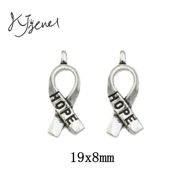KJjewel Antique Silver Plated Hope Cancer Ribbon Charms Pendants Jewelry Findings Accessories Making fit Bracelet DIY 19x8mm
KJjewel Antique Silver Plated Hope Cancer Ribbon Charms Pendants Jewelry Findings Accessories Making fit Bracelet DIY 19x8mm