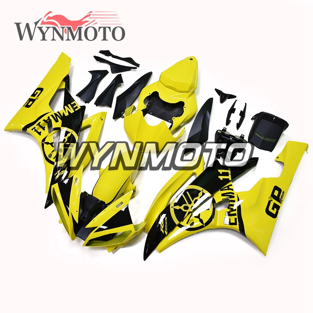 Complete Fairings Kit For Yamaha R6 2006-2007 06 07 Year Injection ABS Plastics Bodywork Motorcycle Gloss Yellow Covers Cowlings
Complete Fairings Kit For Yamaha R6 2006-2007 06 07 Year Injection ABS Plastics Bodywork Motorcycle Gloss Yellow Covers Cowlings