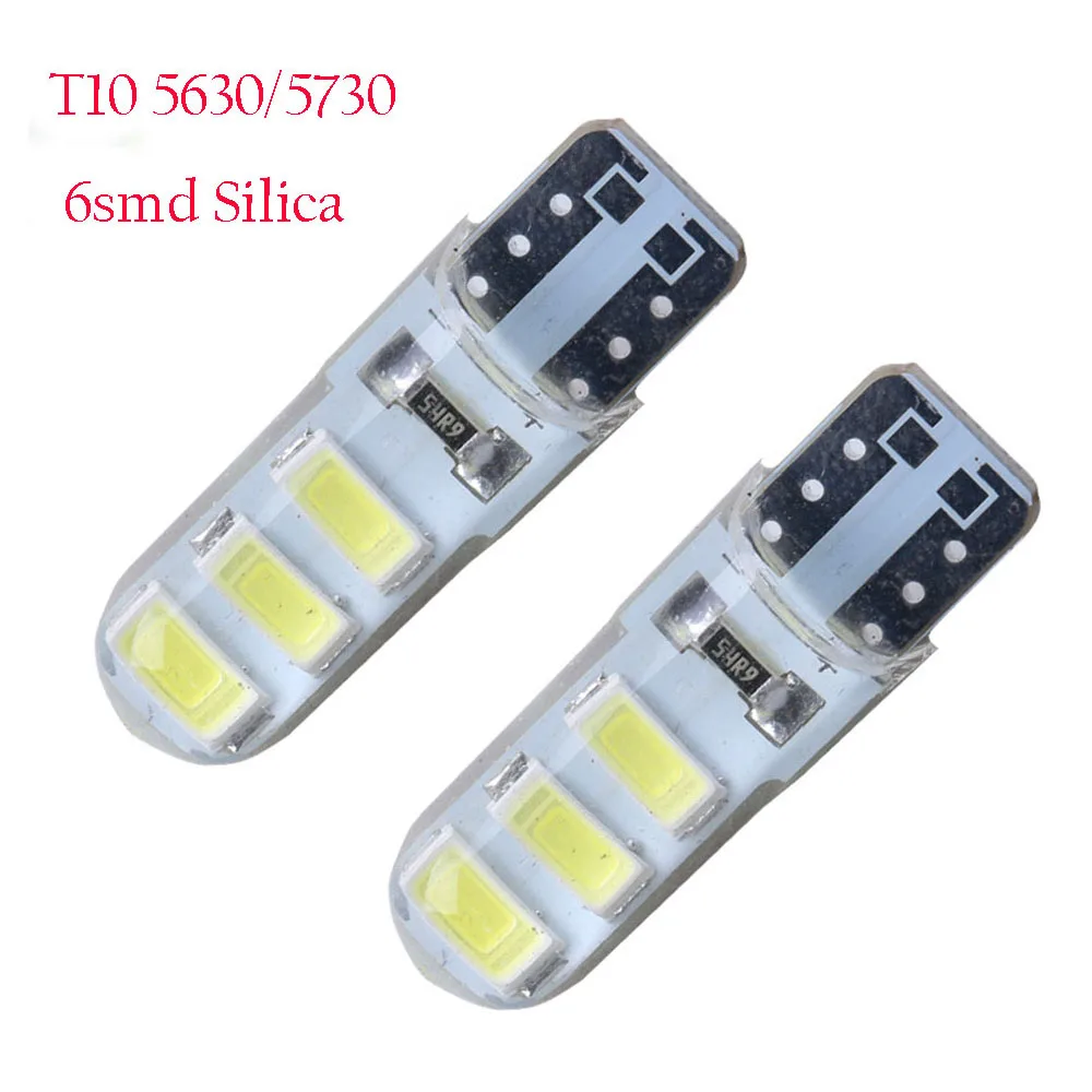 Yushuangyi 100pcs New T10 192 W5W 6 SMD 5630 5730 LED Silica gel Waterproof Wedge Light 6SMD Car Parking light Auto 12V
Yushuangyi 100pcs New T10 192 W5W 6 SMD 5630 5730 LED Silica gel Waterproof Wedge Light 6SMD Car Parking light Auto 12V