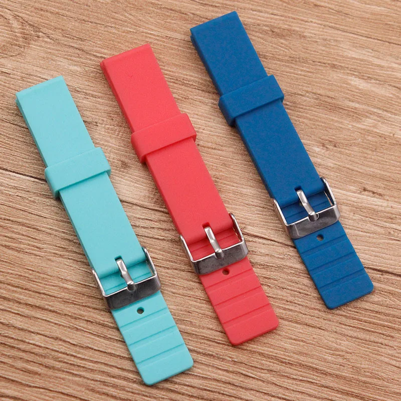 Watch Accessories Soft Silicone Strap 20mm Pin Buckle For all brands of men's and women's Watch band
Watch Accessories Soft Silicone Strap 20mm Pin Buckle For all brands of men's and women's Watch band