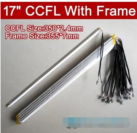 2PCS 17'' inch dual lamps CCFL with frame,LCD monitor lamp backlight with housing,CCFL with cover 350MM,FRAME:355mm x7mm
2PCS 17'' inch dual lamps CCFL with frame,LCD monitor lamp backlight with housing,CCFL with cover 350MM,FRAME:355mm x7mm