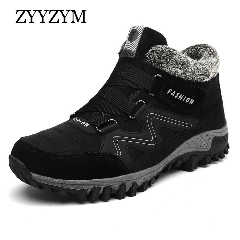 ZYYZYM Men Boots Winter With Fur 2021 Warm Snow Boots Men Winter Boots Men Footwear Fashion Rubber Ankle Shoes Plus Size 39-46
ZYYZYM Men Boots Winter With Fur 2021 Warm Snow Boots Men Winter Boots Men Footwear Fashion Rubber Ankle Shoes Plus Size 39-46