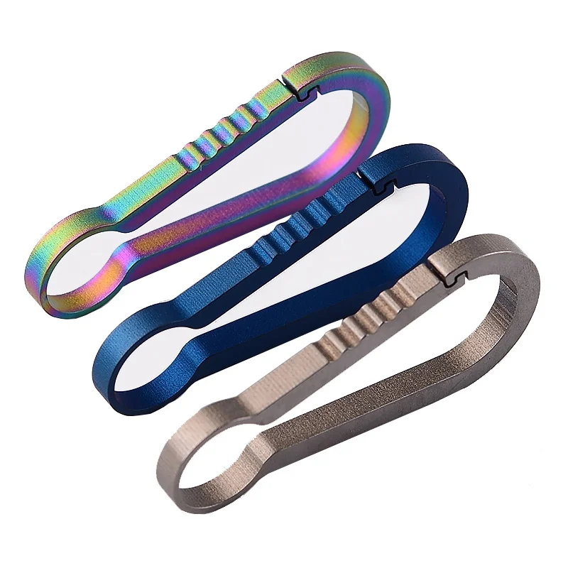 Titanium Quick Release Keychain Hook Durable Integrated Spring Clip Newest 2018 Outdoor Tools
Titanium Quick Release Keychain Hook Durable Integrated Spring Clip Newest 2018 Outdoor Tools