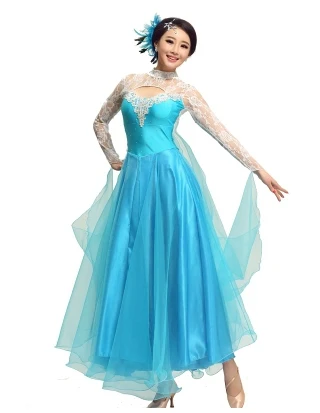Newest Elegant Standard Ballroom Dance Long Dress w/Sparkles&Lace,Waltz/Tango/Fox-trot/Galop Professional Competition Stage Wear
Newest Elegant Standard Ballroom Dance Long Dress w/Sparkles&Lace,Waltz/Tango/Fox-trot/Galop Professional Competition Stage Wear