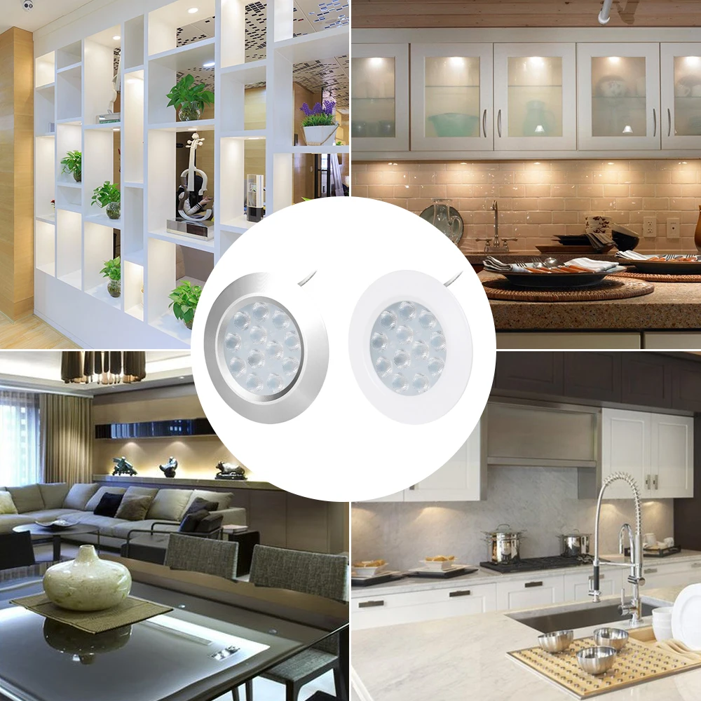 Under Cabinet Light LED 12V 3W Aluminum Cupboard Kitchen Closet Puck Wardrobe Furniture Lamp Counter Showcase Bookshelf Lighting
Under Cabinet Light LED 12V 3W Aluminum Cupboard Kitchen Closet Puck Wardrobe Furniture Lamp Counter Showcase Bookshelf Lighting