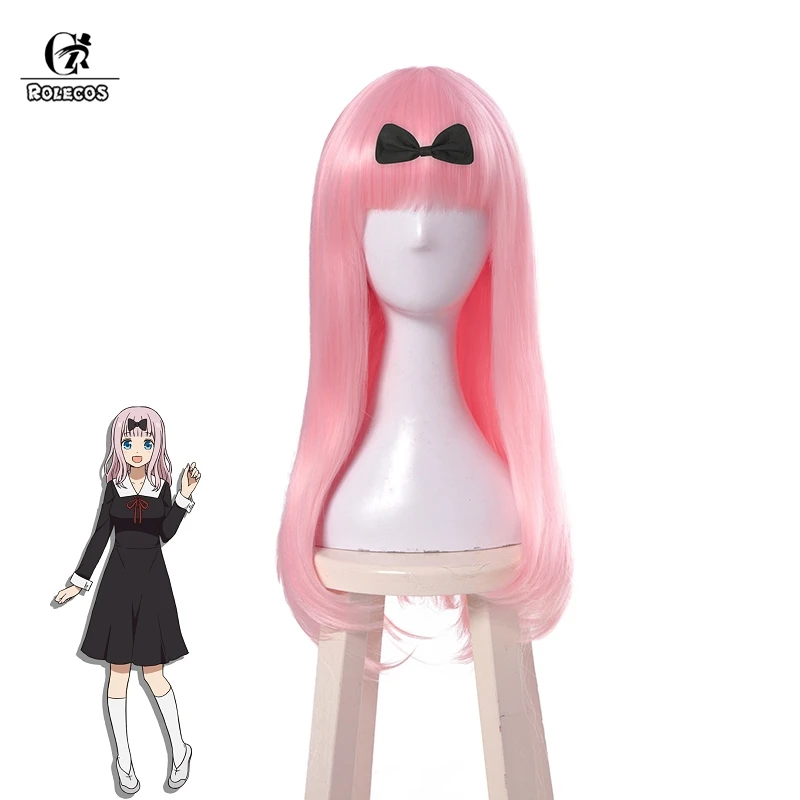 ROLECOS Kaguya-sama: Love is War Cosplay Headwear Chika Fujiwara Cosplay Hair Long Straight Pink Hair 65cm Women Headwear Anime
ROLECOS Kaguya-sama: Love is War Cosplay Headwear Chika Fujiwara Cosplay Hair Long Straight Pink Hair 65cm Women Headwear Anime