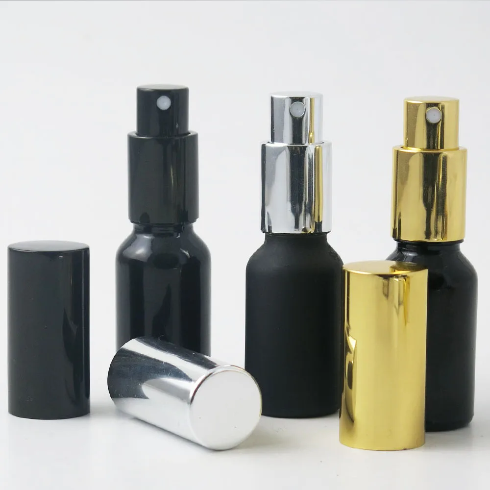 360 x 15ml Matt Black Portable Glass Essence Bottle with Top Quality Mist Spray 1/2oz Frosted Black Glass Parfum Atomizer
360 x 15ml Matt Black Portable Glass Essence Bottle with Top Quality Mist Spray 1/2oz Frosted Black Glass Parfum Atomizer