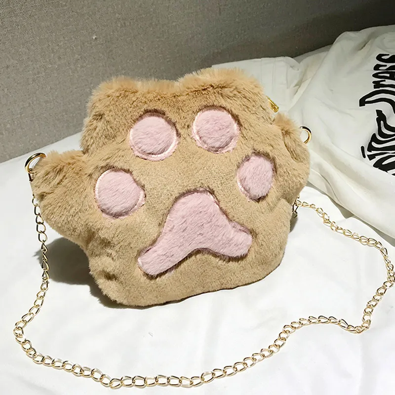 1 Pcs Women Student Shoulder Crossbody Bag Cute Plush Cat Paw for Mobile Phone Best Sale-WT
1 Pcs Women Student Shoulder Crossbody Bag Cute Plush Cat Paw for Mobile Phone Best Sale-WT