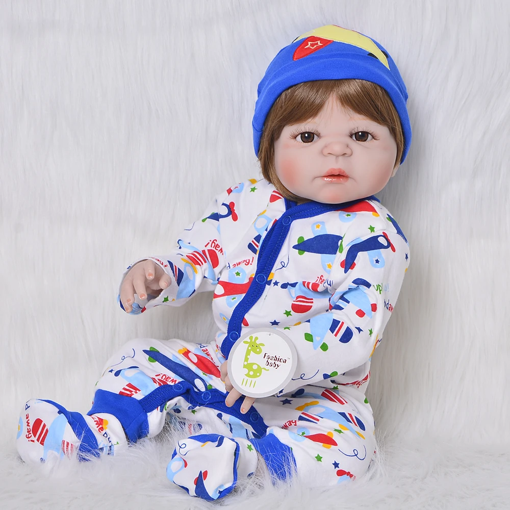 Bebes reborn Full Body SIlicone Reborn baby boy Dolls toys for children gift 23"57cm real baby new born doll alive
Bebes reborn Full Body SIlicone Reborn baby boy Dolls toys for children gift 23"57cm real baby new born doll alive