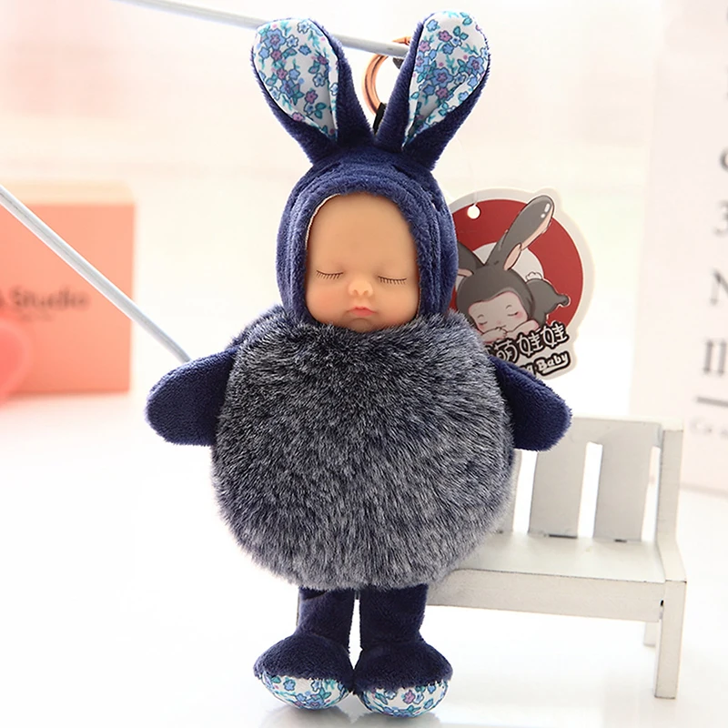 15cm Cute Plush Keychain Recycled Doll Pendant Plush Bear & Rabbit Doll Sleep Baby Pendant Fashion Stuffed Animal Key Ring Gift
15cm Cute Plush Keychain Recycled Doll Pendant Plush Bear & Rabbit Doll Sleep Baby Pendant Fashion Stuffed Animal Key Ring Gift