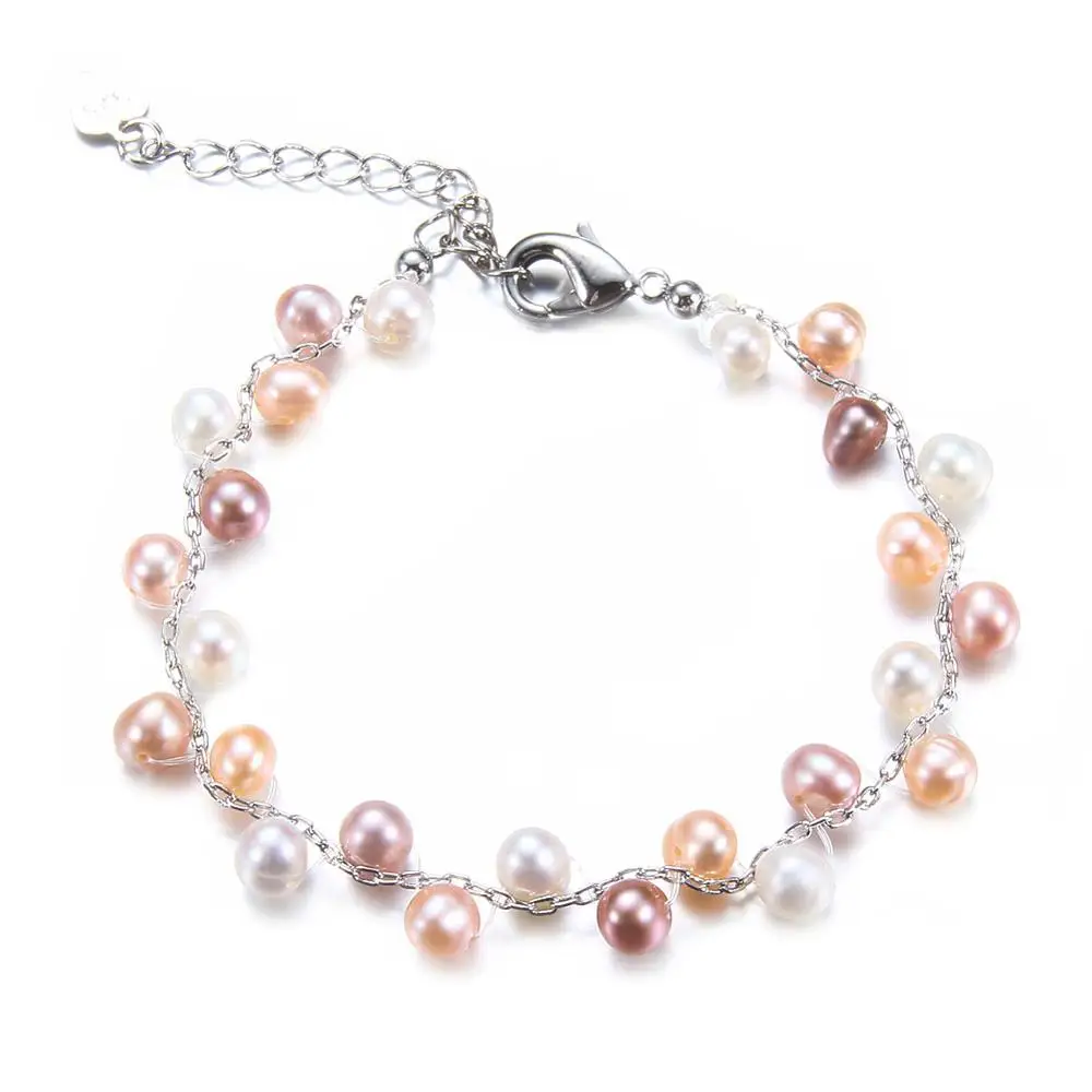 Coeufuedy5-6mm Freshwater Pearl Bracelet for Women Gift Adjustable Multi pearl Bangles charm Bracelet Jewelry
Coeufuedy5-6mm Freshwater Pearl Bracelet for Women Gift Adjustable Multi pearl Bangles charm Bracelet Jewelry