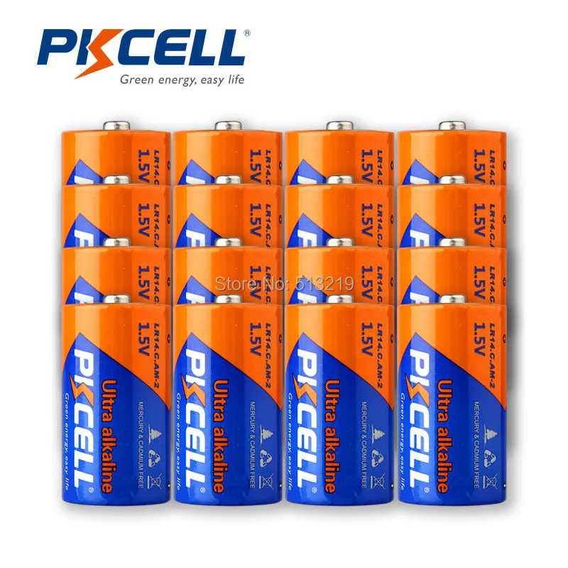 16Pcs 900Min LR14 C MN1400 E93 1.5V C UM2 AM2 AM-2 R14 Alkaline Batteries For Loudspeaker,Gas Cooker,Mircophone,Water Heater
16Pcs 900Min LR14 C MN1400 E93 1.5V C UM2 AM2 AM-2 R14 Alkaline Batteries For Loudspeaker,Gas Cooker,Mircophone,Water Heater
