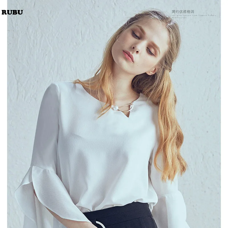 2017 New spring Korean Slim white Colors LONG sleeve print flower Shirt blouses Career Women Strand Collar Tops
2017 New spring Korean Slim white Colors LONG sleeve print flower Shirt blouses Career Women Strand Collar Tops