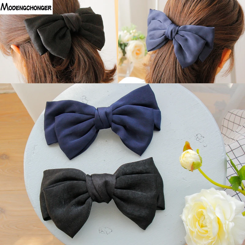 Hot Selling Big Large Barrette Bow Hairpin For Women Girls Hairgrips Satin Hair Bow Ladies Hair Clip New Cute Hair Accessories
Hot Selling Big Large Barrette Bow Hairpin For Women Girls Hairgrips Satin Hair Bow Ladies Hair Clip New Cute Hair Accessories