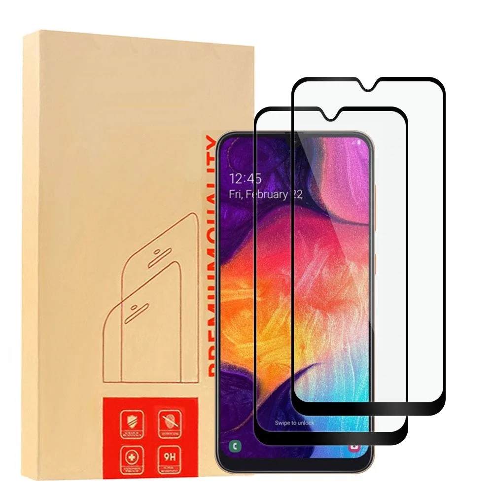 Закаленное 3d стекло с полным покрытием для Vivo Y91 Y91i Y91C чехол телефона пленка