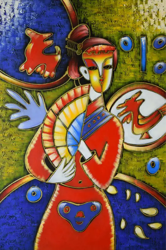 Hand Painted Abstract Oil Painting on Canvas Canvas Painting Wall Art Picture Painting for Living Room Home Decor