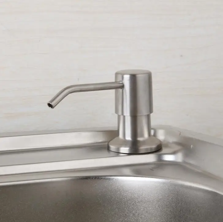 Kitchen 400ml Soap Dispensers Stainless Steel Pump Finished for Deck Mounted Kitchen Built in Counter top Dispenser EL5974
Kitchen 400ml Soap Dispensers Stainless Steel Pump Finished for Deck Mounted Kitchen Built in Counter top Dispenser EL5974