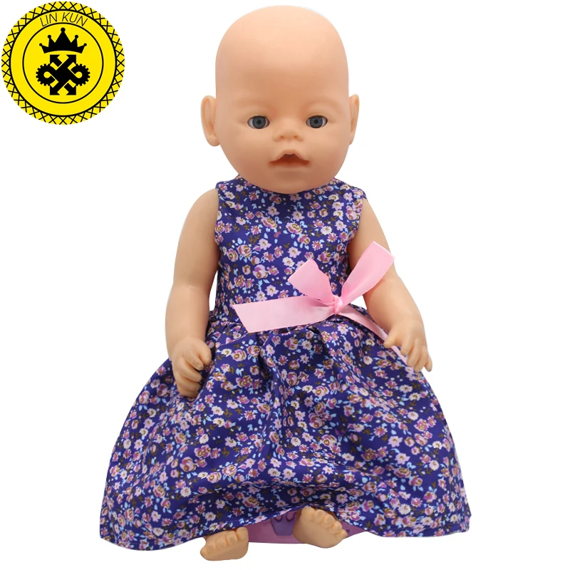 Deep Blue Flowers Princess Dress Doll Clothes fit 43cm Baby Doll Clothes and 16-18 inch Doll Accessories Handmade 088
Deep Blue Flowers Princess Dress Doll Clothes fit 43cm Baby Doll Clothes and 16-18 inch Doll Accessories Handmade 088