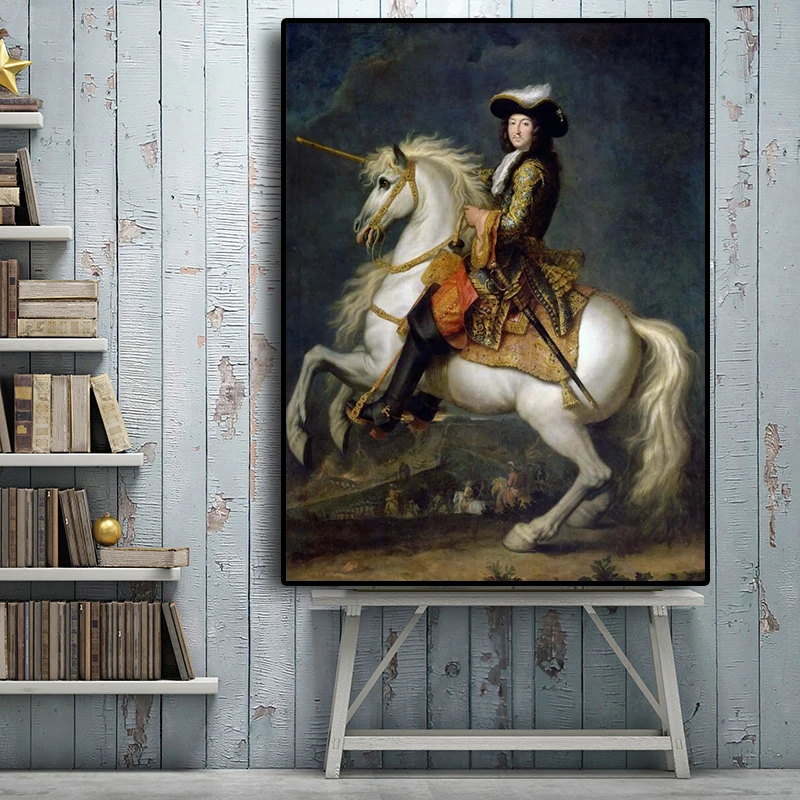 French king Louis XV with Horse Portrait Oil Painting on Canvas Posters and Prints Scandinavian Art Wall Picture for Living Room
French king Louis XV with Horse Portrait Oil Painting on Canvas Posters and Prints Scandinavian Art Wall Picture for Living Room