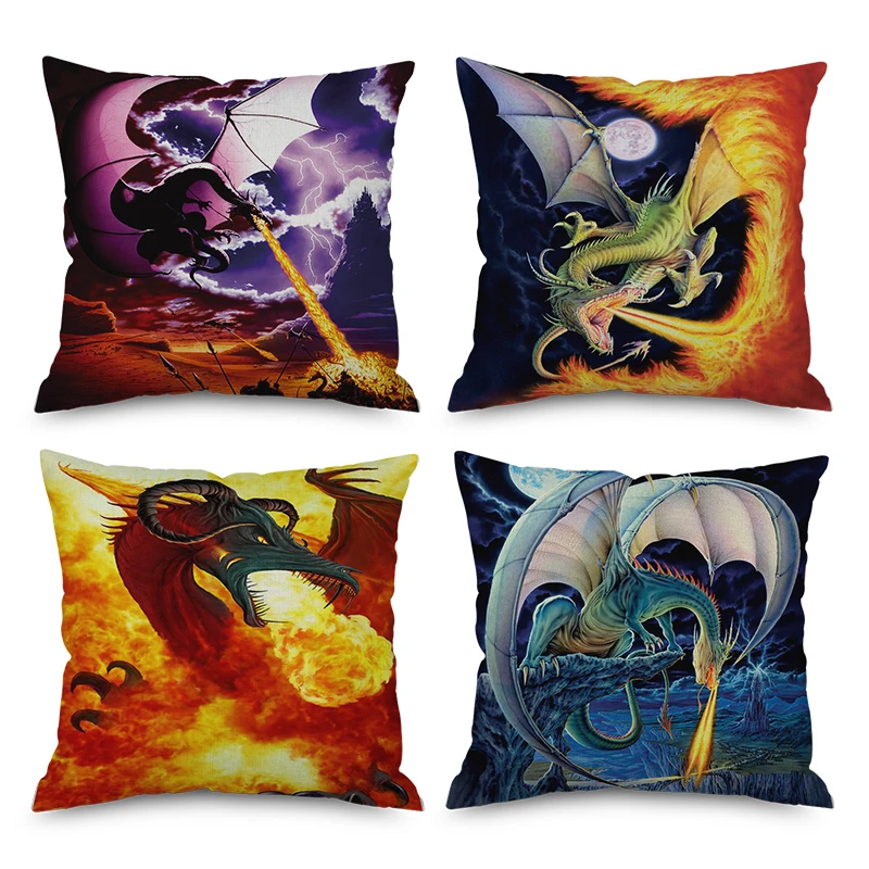 Magic Spitfire Dragon Nordic short plush Pillow Case Polyester Decorative Throw Pillow Cover Square style-1
Magic Spitfire Dragon Nordic short plush Pillow Case Polyester Decorative Throw Pillow Cover Square style-1