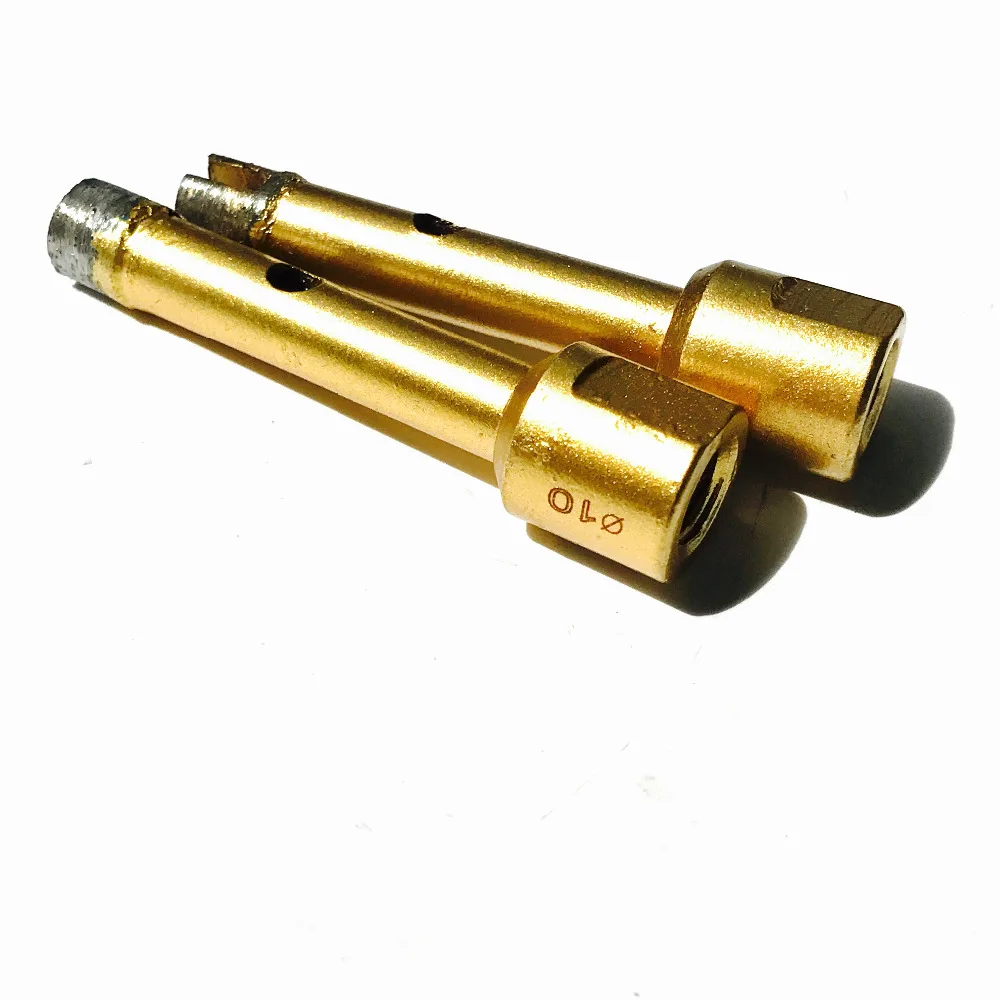 Free shipping 2pcs 10*M10mm diamond marble hole saw core bit drill bit for wall/marble/granite/brick/stone bit reamer drilling
Free shipping 2pcs 10*M10mm diamond marble hole saw core bit drill bit for wall/marble/granite/brick/stone bit reamer drilling