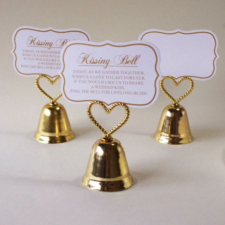 wedding favor party decoration--kissing bell wedding place name card holder 80pcs/lot
wedding favor party decoration--kissing bell wedding place name card holder 80pcs/lot