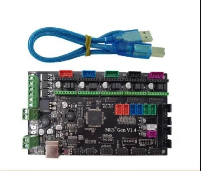 MKS Gen V1.4 integrated mainboard 4 layers PCB controller board compatible Ramps1.4/Mega2560 R3 support a4988/DRV8825/TMC2100
MKS Gen V1.4 integrated mainboard 4 layers PCB controller board compatible Ramps1.4/Mega2560 R3 support a4988/DRV8825/TMC2100