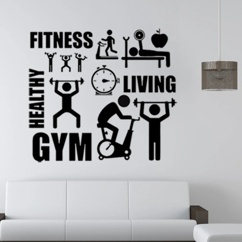 high quality FITNESS healthy wall sticker GYM sport sticker for boy`s room creative mural home decal
high quality FITNESS healthy wall sticker GYM sport sticker for boy`s room creative mural home decal