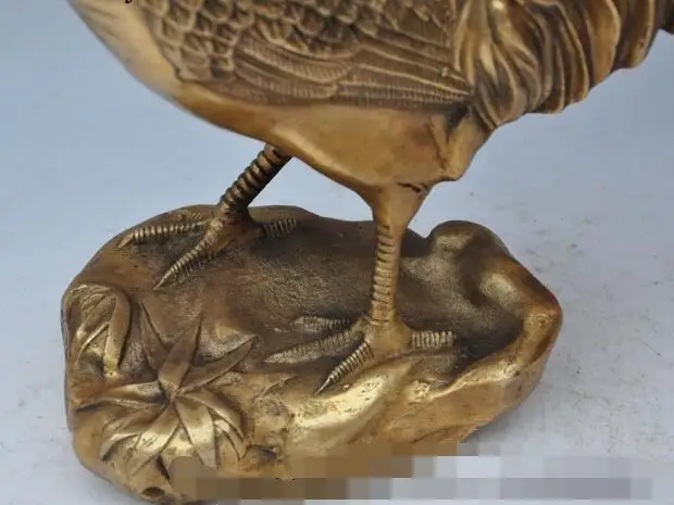 Free shipping S00385 17" chinese fengshui brass wealth money coin animal chicken rooster lucky statue
Free shipping S00385 17" chinese fengshui brass wealth money coin animal chicken rooster lucky statue