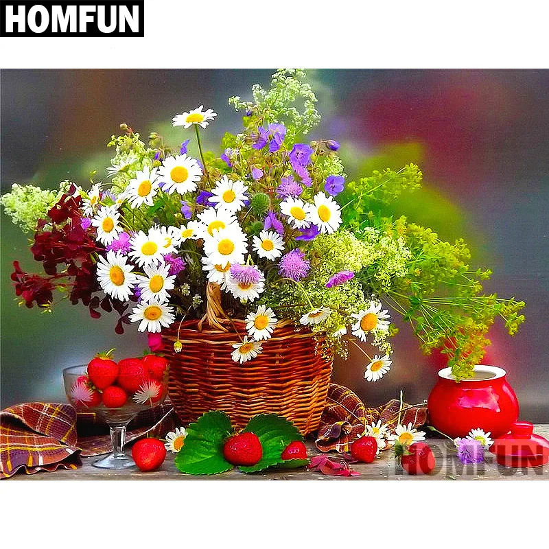 HOMFUN Full Square/Round Drill 5D DIY Diamond Painting "Flower fruit " Embroidery Cross Stitch 5D Home Decor Gift A02560
HOMFUN Full Square/Round Drill 5D DIY Diamond Painting "Flower fruit " Embroidery Cross Stitch 5D Home Decor Gift A02560