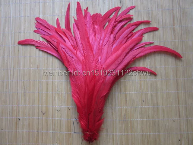 Rooster feather red DIY feather clothing jewelry accessories / wedding Party supplies performance necessary
Rooster feather red DIY feather clothing jewelry accessories / wedding Party supplies performance necessary