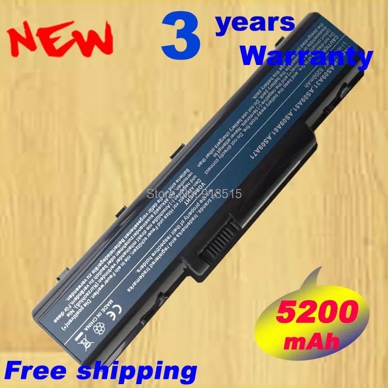 Новый литий-ионный аккумулятор для ноутбука eMachines D725 G630 G525 E725-4923 E727 6cell Black |