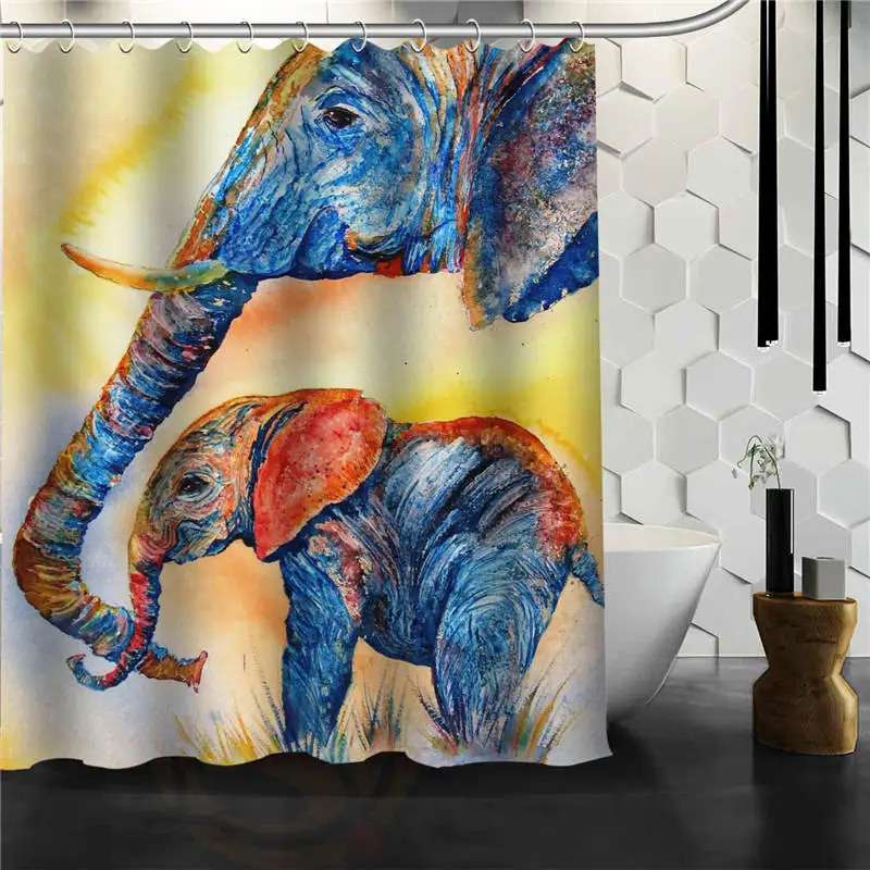 Custom Classic Elegant elephant Bathroom Waterproof Shower Curtain Durable Classic Bathroom decorative best gift
Custom Classic Elegant elephant Bathroom Waterproof Shower Curtain Durable Classic Bathroom decorative best gift